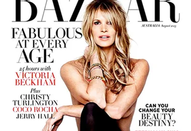 The body at 50: Elle Macpherson poses nude