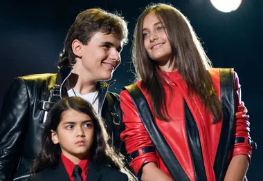 Prince Jackson, Paris Jackson and Blanket Jackson 