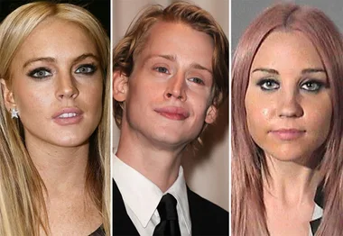 Three individuals in a collage; each has a different expression.