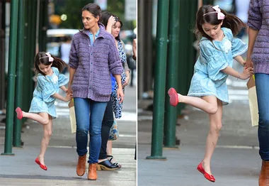 Suri Cruise and Katie Holmes