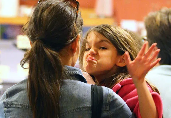 Suri Cruise funny face