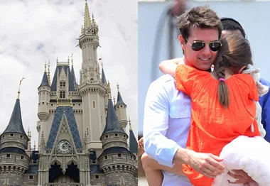 Suri Cruise Cinderella Castle