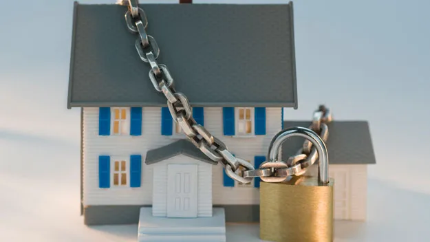 house and padlock, Getty Images