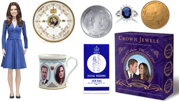 From china to condoms: Royal wedding memorabilia in a modern age