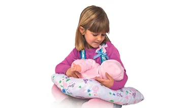 Parents fed up with breastfeeding baby doll