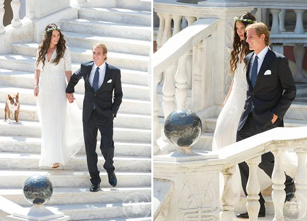 Monaco has a new Princess: Andrea Casiraghi marries long-time love