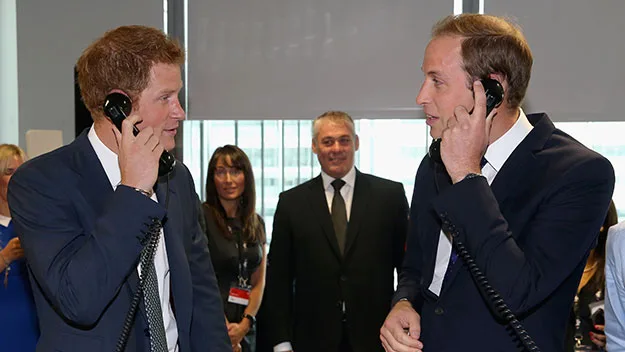 Cheeky Harry accuses William of being a flirt