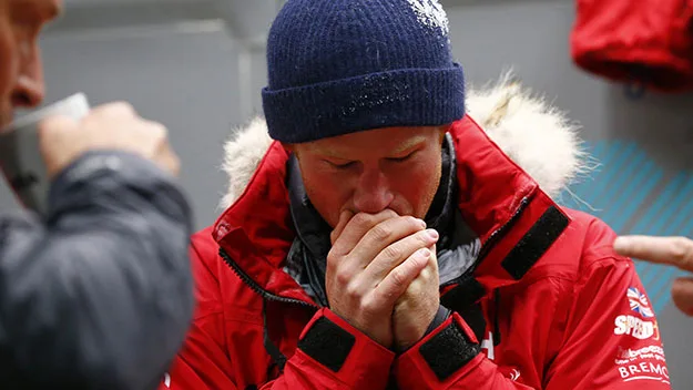 Prince Harry spends night in giant freezer