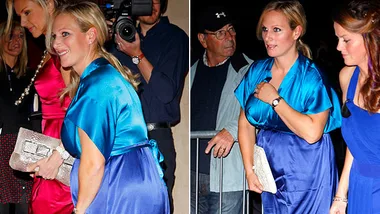 Zara Phillips steps out with blossoming baby bump