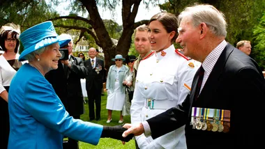 Sixty years on, Bushy meets the queen again
