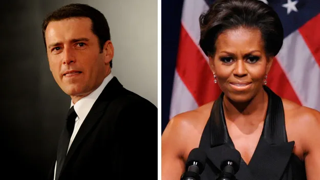 Karl Stefanovic Michelle Obama in video