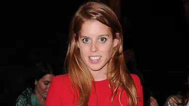 Princess Beatrice at the Elie Saab show