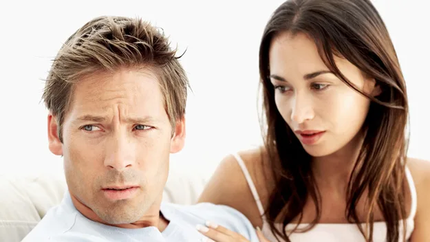 Are women really happier when their partner is upset?