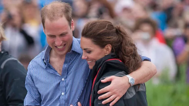 William and Kate's emotional reunion