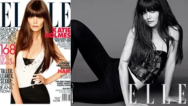 Katie Holmes in US Elle magazine.
