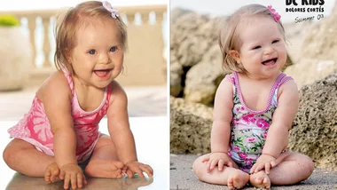 Down syndrome baby becomes swimwear model