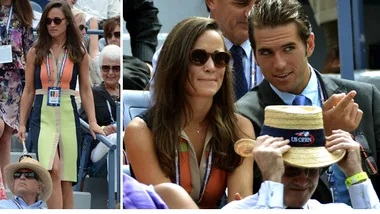 Flirtatious Pippa Middleton's fashion ace at tennis