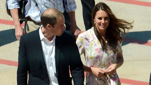 Kate and William touch down in Australia