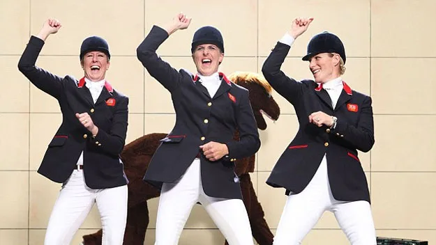 Zara Phillips goes Gangnam style