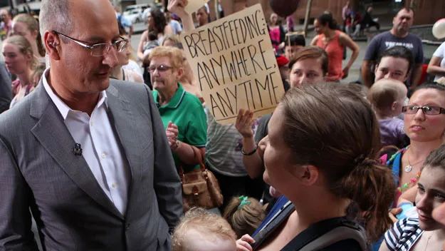 Kochie won't budge on breastfeeding comments