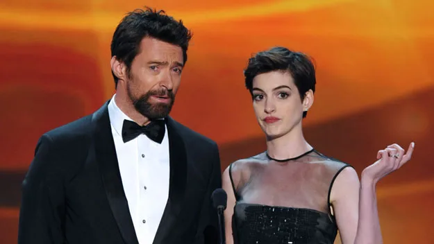 Hugh Jackman and Anne Hathaway