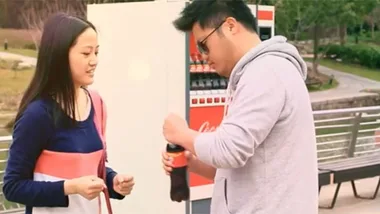 Sexist or cute? Coke thinks women need the help of a strong man