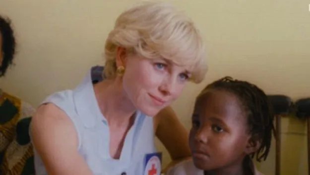 Naomi Watts as Princess Diana.