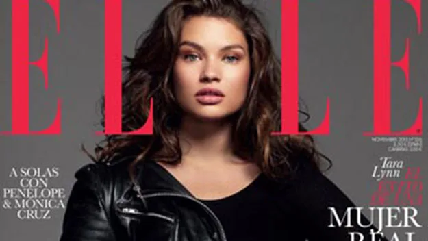 Plus Model Elle Plus-size model defends designers taste for 'clothes-hanger thin' bodies