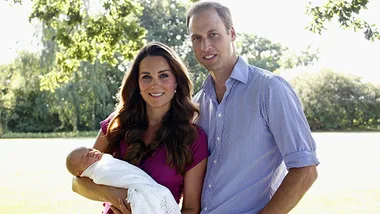 Prince William, Kate Middleton, and Prince George