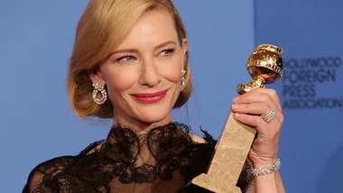 Cate Blanchett at the 2014 Golden Globes.