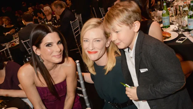 Cate Blanchett, Roman and Sandra Bullock.