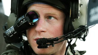 Prince Harry in Afghanistan.