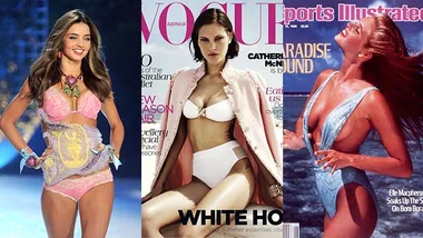 Models on runway, magazine covers, and beachwear; showcasing Australia's top modeling talent.