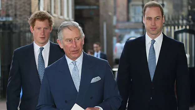 Prince Charles, Prince William, Prince Harry