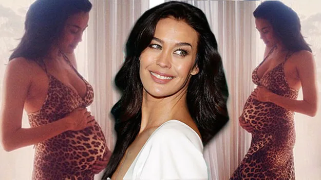 Megan Gale pregnant