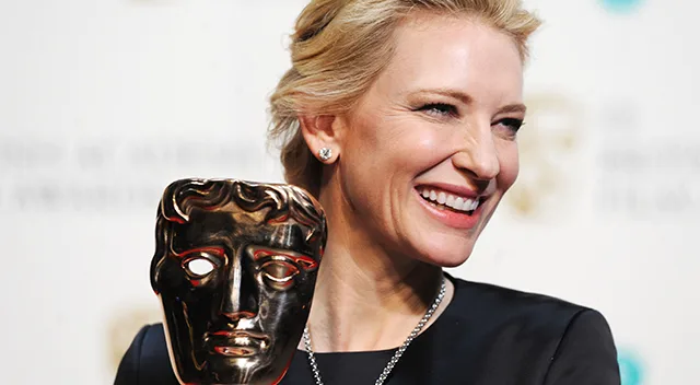 Cate Blanchett with her Bafta