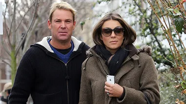 Elizabeth Hurley and Shane Warne