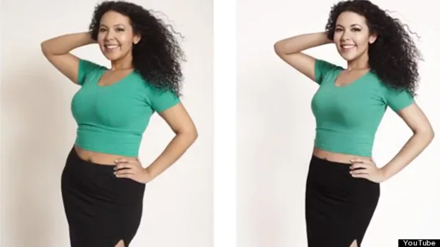 The suprising reactions of real women being photoshopped to look like cover girls