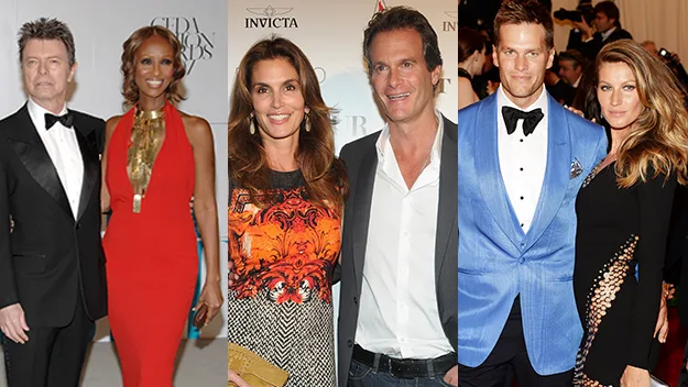 David Bowie, Iman, Tom Brady, Gisele Bunchen