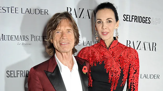 Mick Jagger and L'Wren Scott