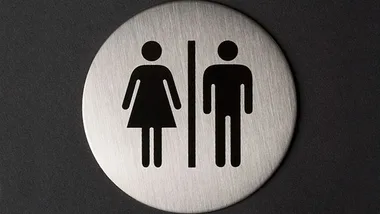 Male and Female bathroom sign 