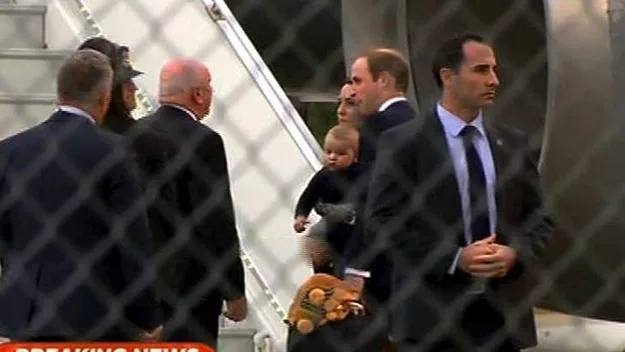 The Duke and Duchess of Cambridge arrive in Sydney