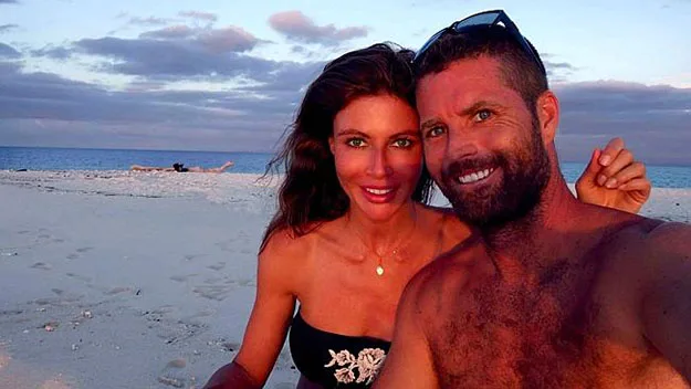 Pete Evans and fiancée Nicola Robinson.