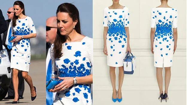 Kate Middleton in LK Bennett