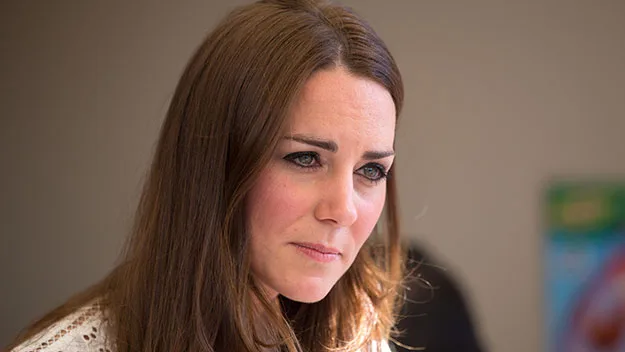 Kate Middleton crying