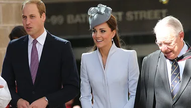 Prince William and Kate Middleton at Easter Sunday service 