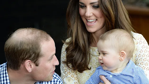 Prince William, Kate Middleton and Prince George