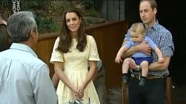 Prince William, Kate Middleton and Prince George