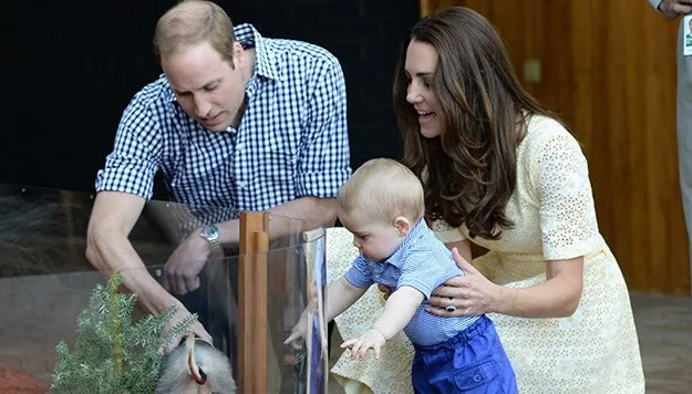 Prince William, Kate Middleton and Prince George