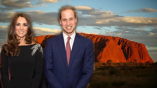 Prince William and Kate Middleton Uluru